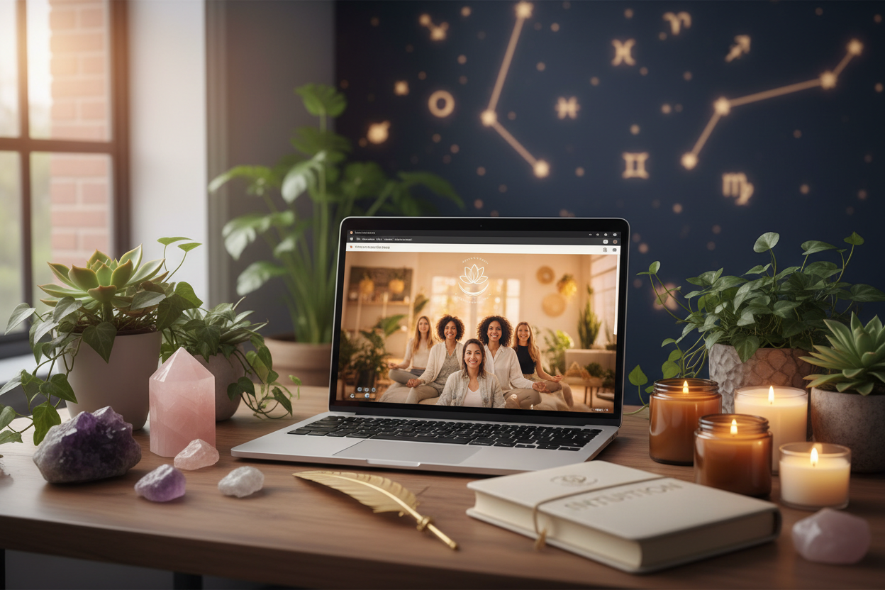 Live Zoom workshops that support identity work, intuition building, emotional wellness, spiritual development, and self-discovery.

Examples include:

The Know Yourself Series (Birth Chart, HD, Personality Types, Intuition Tools)

Understanding Identity Shifts

Emotional Pattern Mapping

Intuitive Decision-Making

Nervous System Support for Sensitive Women

Becoming Sanctuary Members receive replay access + all workshop resources.